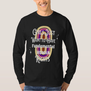 T-shirt Les Filles Veulent Juste Avoir Des Droits Fondamen