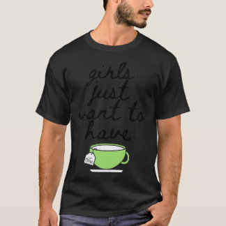 T-shirt Les filles veulent juste avoir une tasse d'amoureu