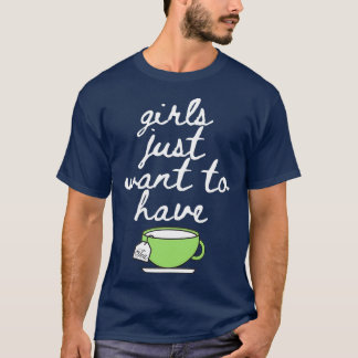 T-shirt Les filles veulent juste avoir une tasse d'amoureu