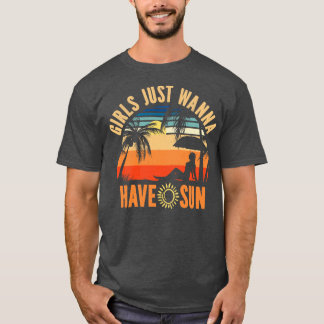T-shirt Les Filles Veux Juste Avoir Un Soleil 3