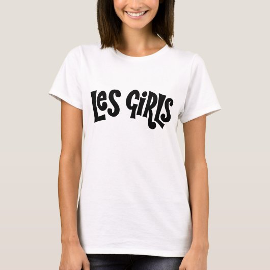 T-SHIRT LES FILLLES (Devant)