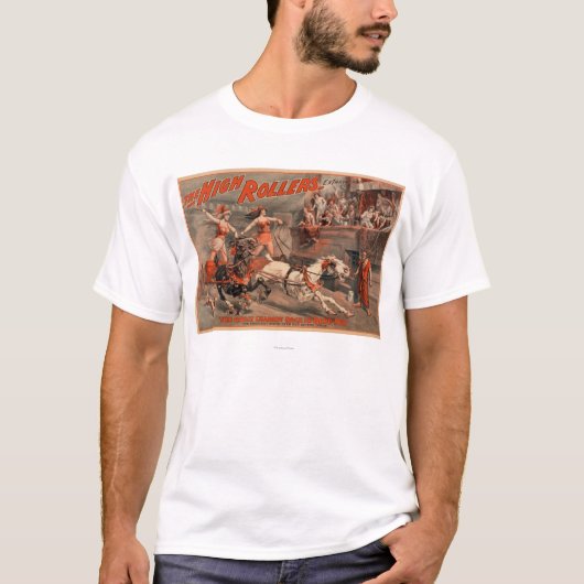 T-shirt Les flambeurs - Ben Hur "plient son" théâtre (Devant)