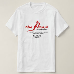 T-shirt Les Flame Restaurants de l'Illinois