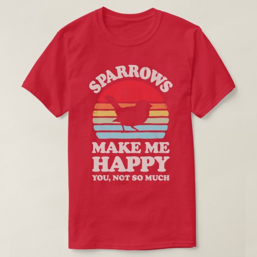 T-shirt Les flèches me rendent heureux Sunset Retro pour h (Design devant)
