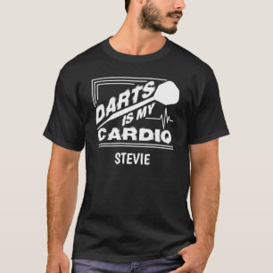 T-shirt Les fléchettes sont ma cardio Citation drôle de jo