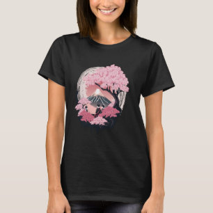 T-shirt Les fleurs de cerisiers du Mont Fuji Geisha Jardin