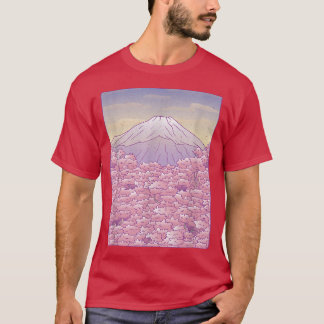 T-shirt Les fleurs de cerisiers du Mont Fuji Sakura