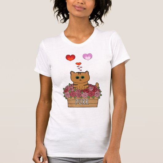 T-shirt Les Fleurs de Leo Heart (Devant)