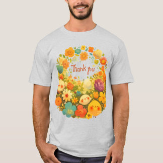 T-shirt Les fleurs heureuses