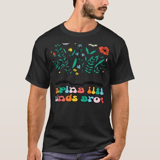 T-shirt Les fleurs sauvages Retournent À L'École Aider Les (Devant)