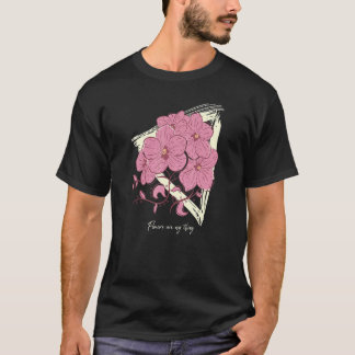 T-shirt Les fleurs sont mon truc