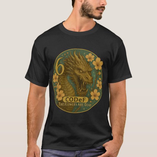 T-shirt Les Fleurs Sont Mortes (Devant)
