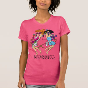 T-shirt Les Flintstones Wilma et vedettes du rock de