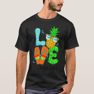 T-shirt Les flipflops d'ananas adorent été noni Premium (2