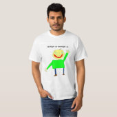 T-shirt Les fondements de Baldi dans le clair de lune (Devant entier)