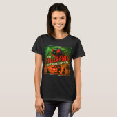 T-SHIRT "LES FOURMIS TUEUSES DU COMTÉ DE TULARE". (Devant entier)