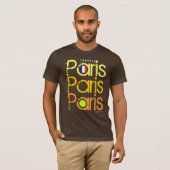 T-shirt Les Français de tennis de Paris ouvrent la (Devant entier)