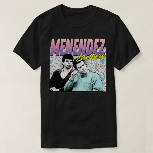 T-shirt Les frères Menendez 90s Styled Retro Graphic Des (Design devant)