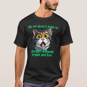 T-shirt Les friandises et l'amour sont tout ce dont mon ch