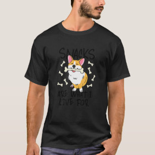 T-shirt Les friandises sont ce que je vis pour la nourritu