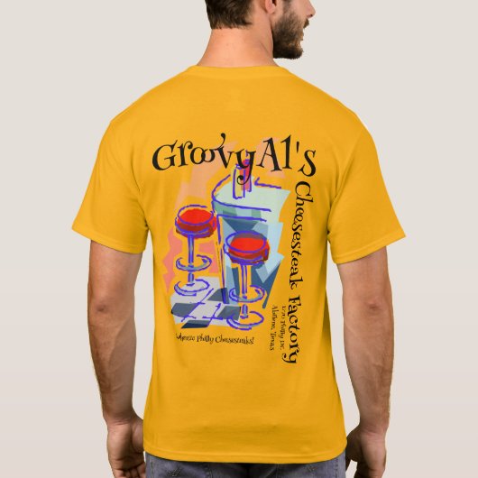 T-shirt Les fromages de GroovyAl (Dos)