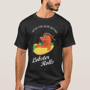 T-shirt Les Fruits De Mer Après Cela Obtenaient Des Roulea