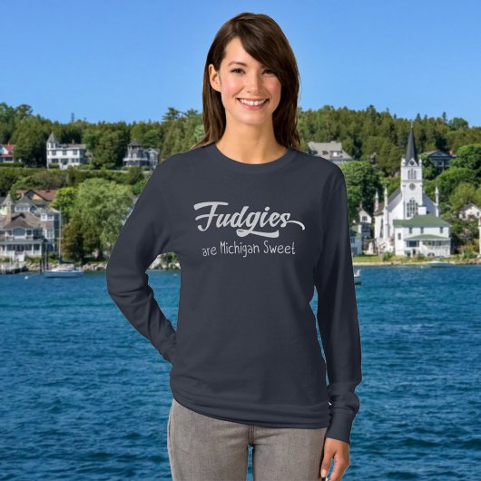 T-shirt Les Fudgies Sont Douces Au Michigan