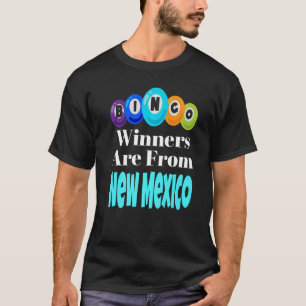 T-shirt Les Gagnants De Bingo Sont De Nouveau Mexique Jeu 