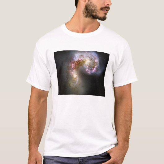 T-shirt Les galaxies d'Antennes (Devant)