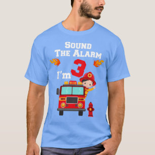 T-shirt Les garçons des enfants sonnent l'alarme je suis u
