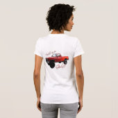 T-shirt Les garçons idiots, camions sont pour des filles… (Dos entier)