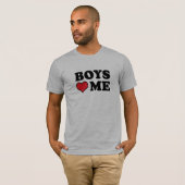 T-SHIRT LES GARÇONS M'AIMENT (Devant entier)