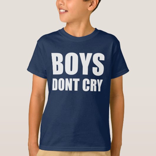 T-shirt les garçons ne pleurent pas (Devant)