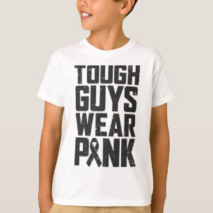 T-shirt Les garçons Portent Pink Breast Cancer Sensibilisa