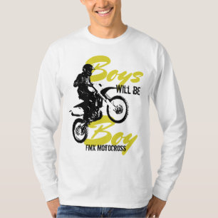 T-shirt Les garçons seront les garçons FMX Motocross à man