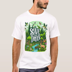 T-shirt Les Gardiens de la Forêt : Sauvez nos arbres