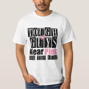 T-shirt Les gars durs portent le rose pour le traitement