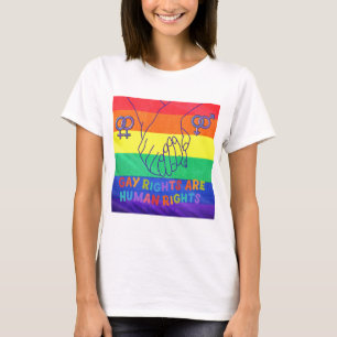 T-shirt Les gays ont des droits