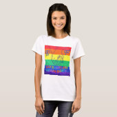 T-shirt Les gays ont des droits (Devant entier)
