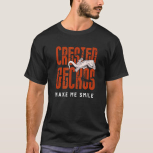 T-shirt Les Geckos Me Rendent Souriant Les Reptiles Lizard