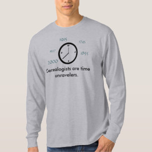 T-Shirt - Les généalogistes sont des démêlés de te