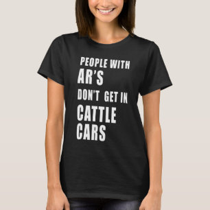 T-shirt Les gens avec Ar ne se mettent pas au combat