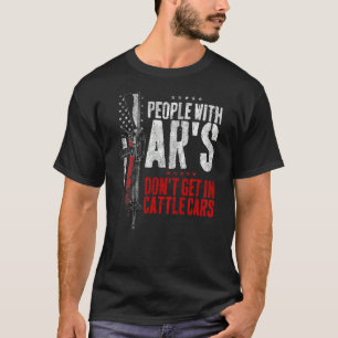 T-shirt Les gens avec Ar ne se mettent pas dans des bestio