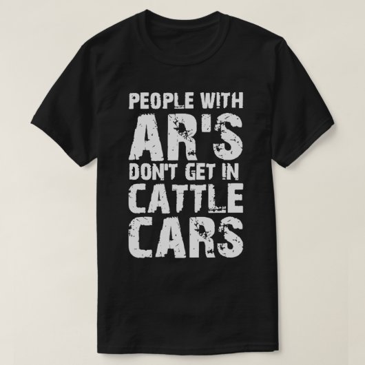 T-shirt Les Gens Avec Ars Ne Peuvent Pas Se Rendre Dans De (Design devant)