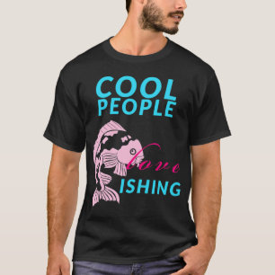 T-shirt les gens cool aiment la pêche