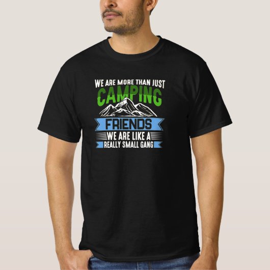 T-shirt Les gens de camping modernes (Devant)