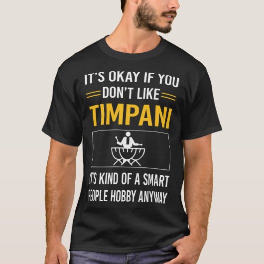 T-shirt Les gens intelligents Timpani (Devant)