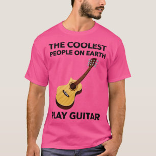 T-shirt Les Gens Les Plus Cools Sur Terre Jouent De La Gui