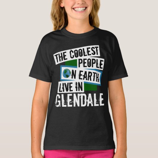 T-shirt Les gens les plus froids de la planète vivent à Gl (Devant)