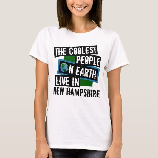 T-shirt Les gens les plus froids de la planète vivent dans (Devant)